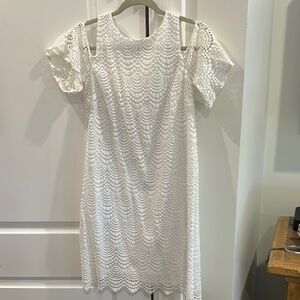 Lilly Pulitzer Elegant White Lace Dress